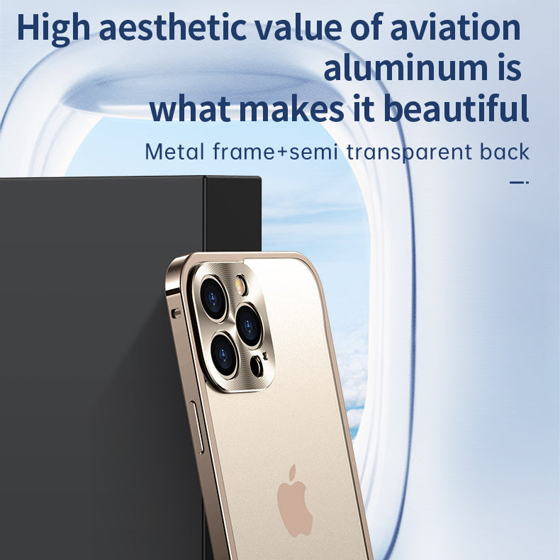 Premium iPhone Case MagSafe Compatible Aluminum Frame Magnetic Protective Cover Camera Lens Guard Shockproof Slim Metal Edge Full Protection Design
