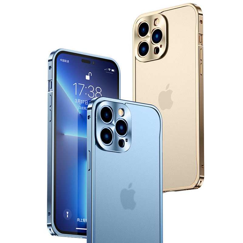 Premium iPhone Case MagSafe Compatible Aluminum Frame Magnetic Protective Cover Camera Lens Guard Shockproof Slim Metal Edge Full Protection Design