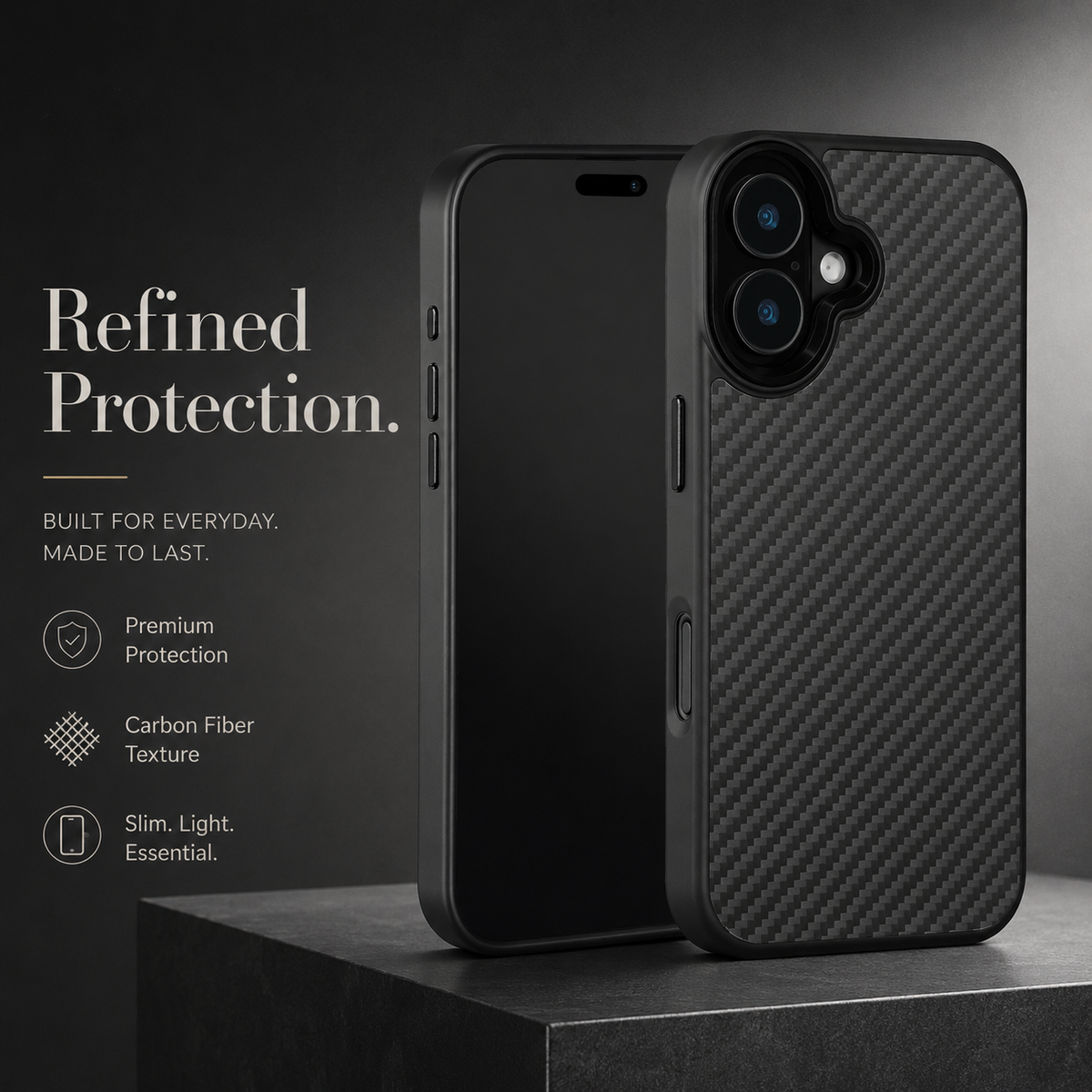 Premium iPhone Case MagSafe Compatible Aramid Fiber Protective Cover Ultra Thin Full Coverage Shockproof Camera Lens Protection Anti Scratch Non Slip Design