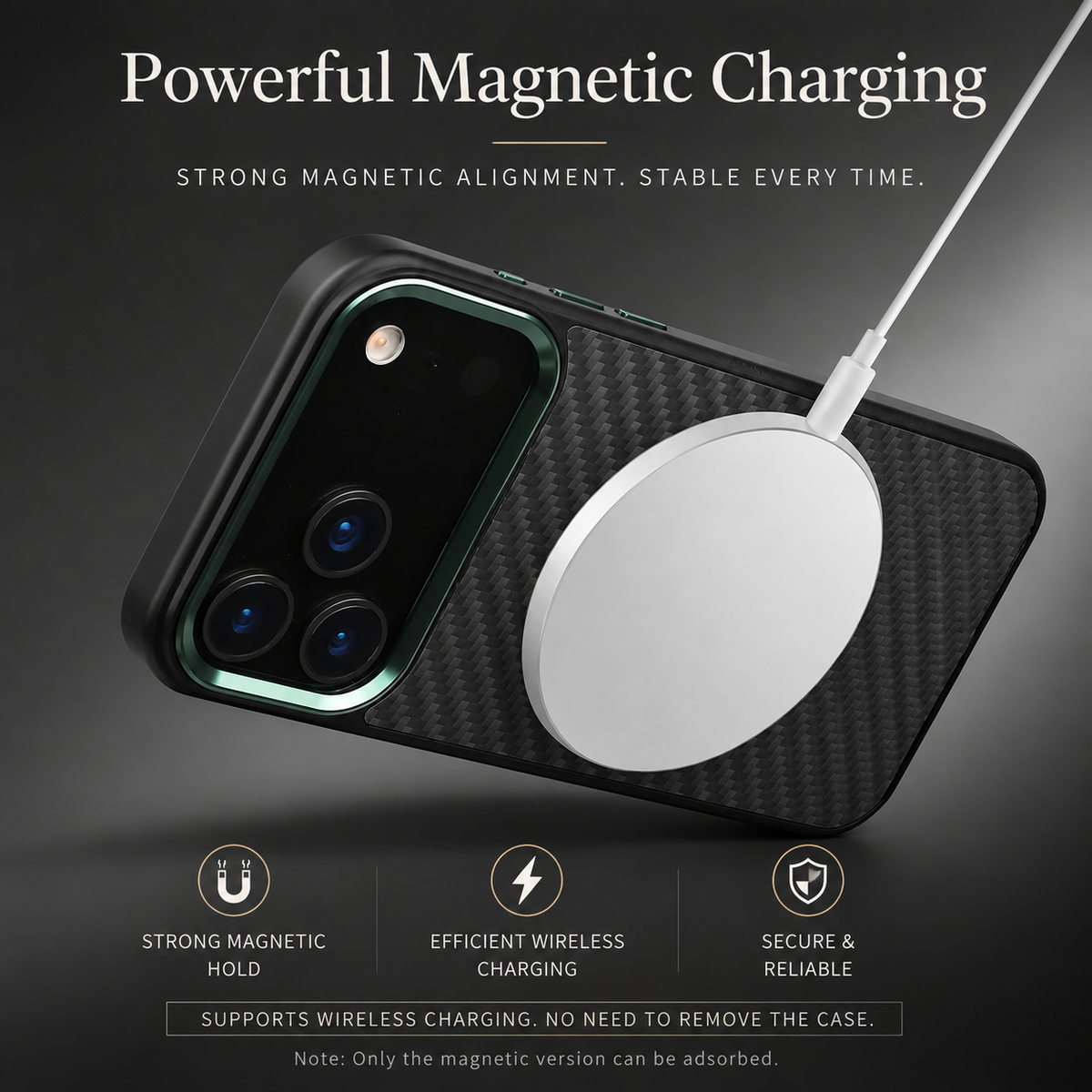 Premium iPhone Case MagSafe Compatible Aramid Fiber Ultra Thin Magnetic Protective Cover Full Coverage Shockproof Lightweight Slim Design Armor Case