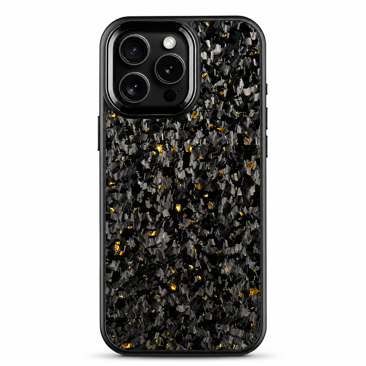 Premium iPhone Case MagSafe Compatible Carbon Fiber Cover Dual Layer Shockproof Metal Lens Guard Anti Scratch Lightweight Full Coverage Design