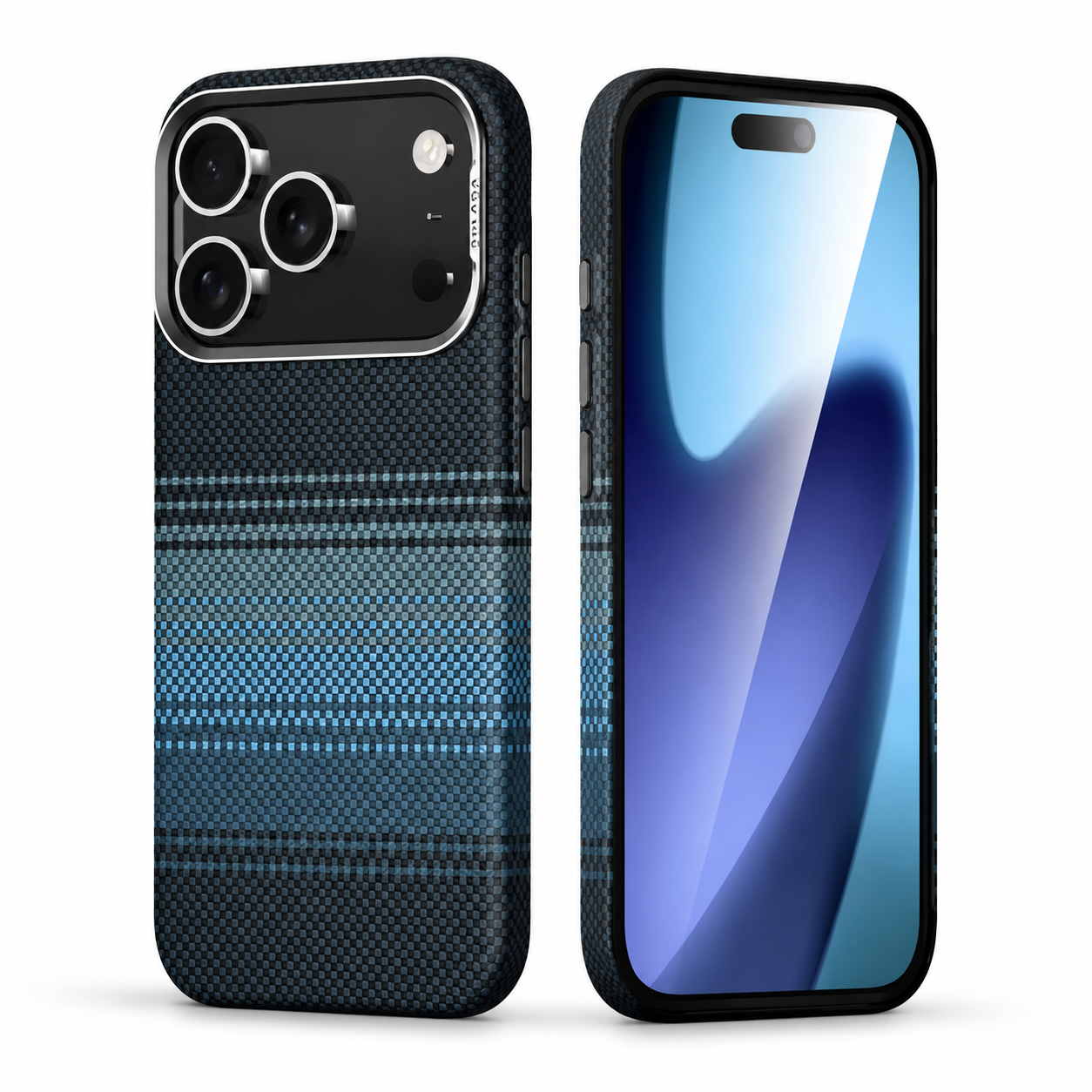 Premium iPhone Case MagSafe Compatible Carbon Fiber Cover Magnetic Alignment Shockproof PC Hard Shell Anti Scratch Slim Non Slip Design