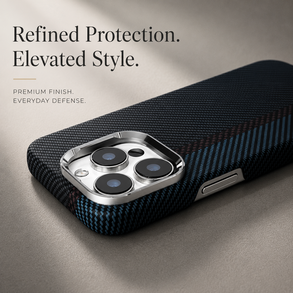 Premium iPhone Case MagSafe Compatible Carbon Fiber Cover Magnetic PC TPU Hybrid Shockproof Half Wrapped Slim Non Slip Protective Design