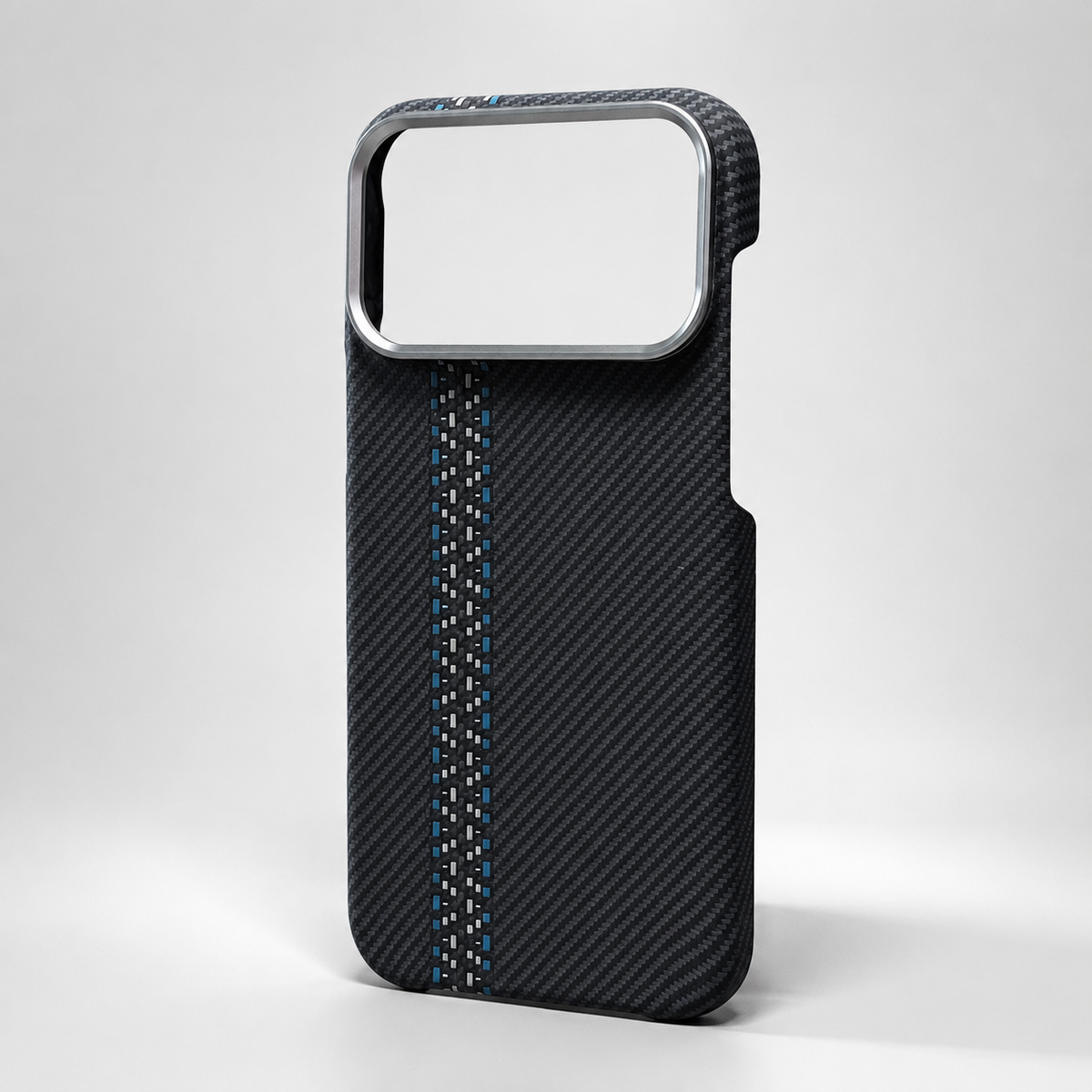 Premium iPhone Case MagSafe Compatible Carbon Fiber Cover Magnetic PC TPU Hybrid Shockproof Half Wrapped Slim Non Slip Protective Design