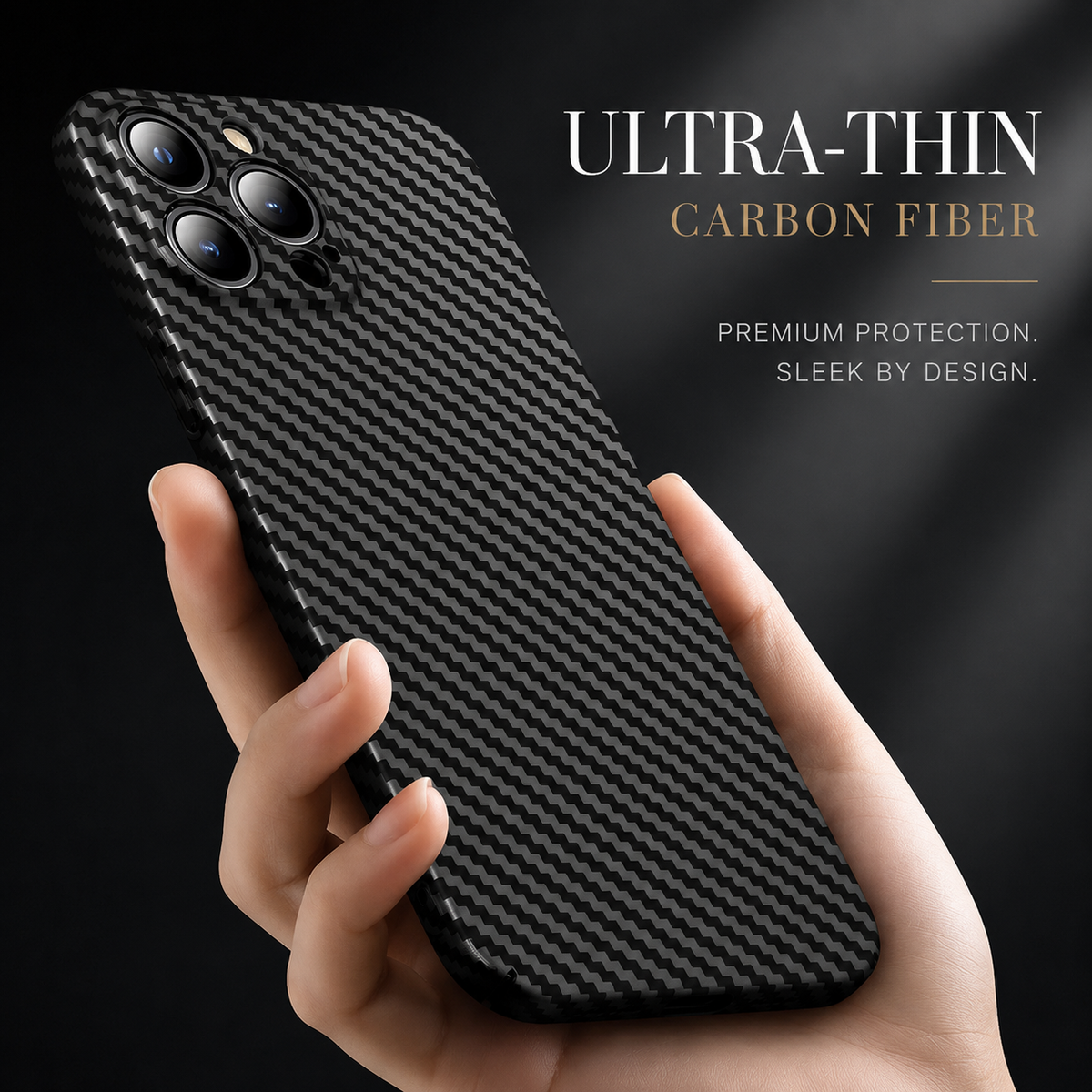 Premium iPhone Case MagSafe Compatible Carbon Fiber PP Matte Cover Ultra Thin 0.2mm Lightweight Scratch Resistant Slim Minimal Protective Design