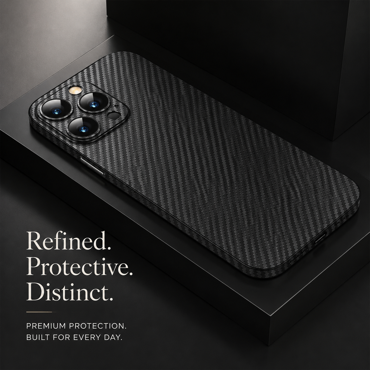Premium iPhone Case MagSafe Compatible Carbon Fiber PP Matte Cover Ultra Thin 0.2mm Lightweight Scratch Resistant Slim Minimal Protective Design