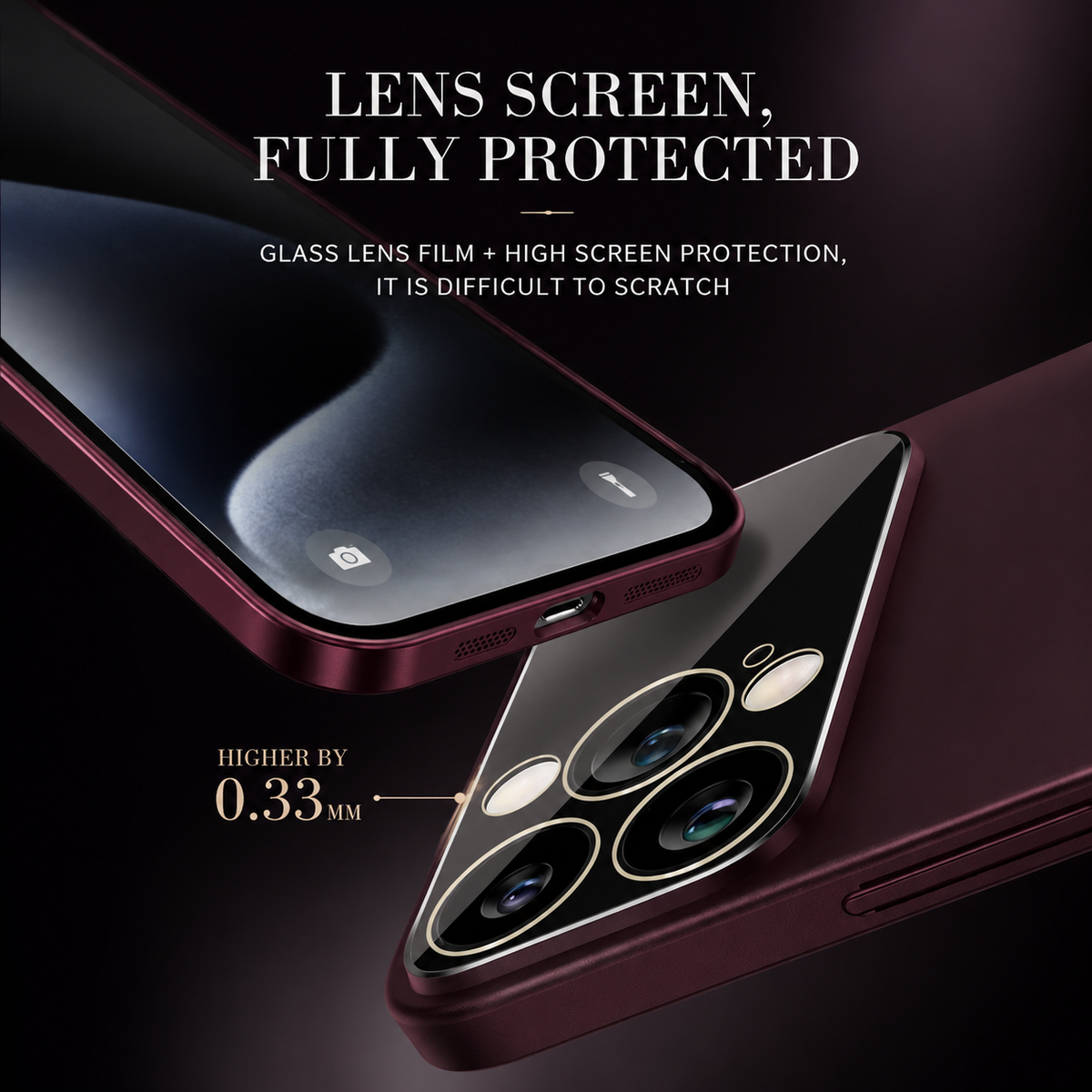 Premium iPhone Case MagSafe Compatible Double Sided Tempered Glass Magnetic Frame Shockproof Protective Cover Camera Lens Protection Full Coverage Slim Design
