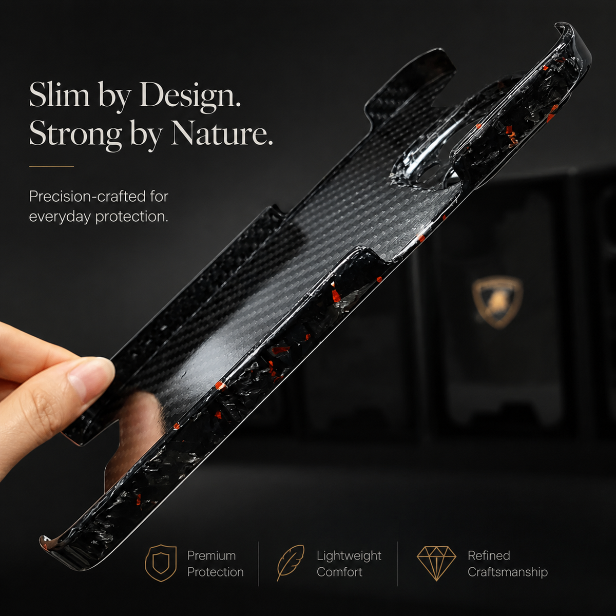 Premium iPhone Case MagSafe Compatible Kevlar Carbon Fiber Cover Magnetic Stand Hard PC Shell Camera Guard Anti Fingerprint Slim Design