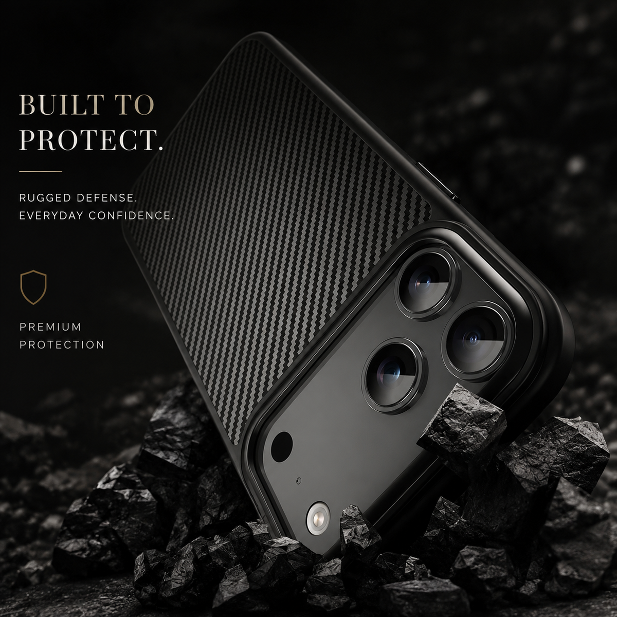 Premium iPhone Case MagSafe Compatible Kevlar Carbon Fiber Cover TPU PC Hybrid Magnetic Shockproof Protective Anti Fingerprint Slim Lightweight Design