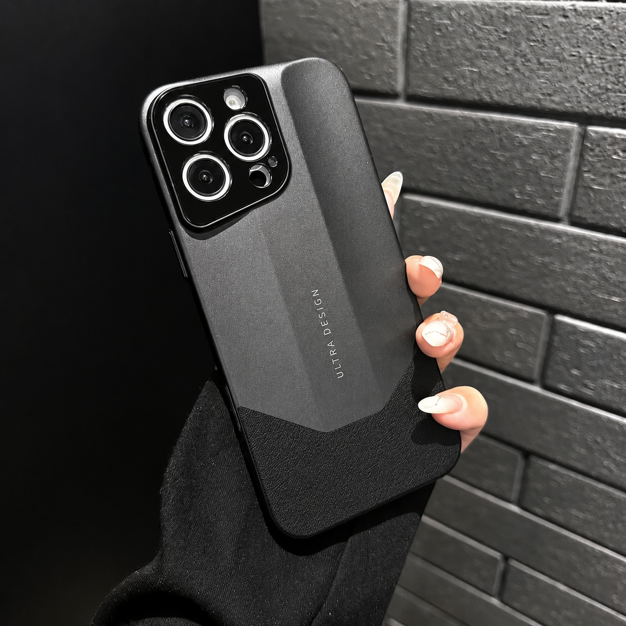 Premium iPhone Case MagSafe Compatible Luxury Leather Protective Cover PC Hybrid Shockproof Anti Scratch Non Slip Slim Camera Lens Protection Full Coverage