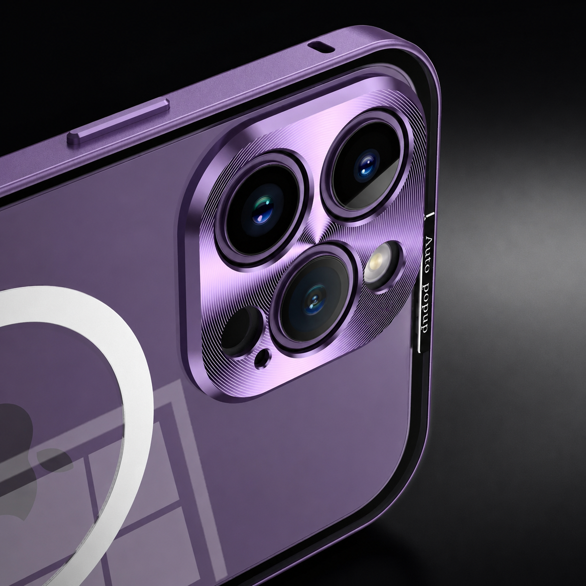 Premium iPhone Case MagSafe Compatible Magnetic Fit Double Sided Tempered Glass Metal Frame Ultra Thin 360 Full Body Shockproof Cover Camera Lens Protection