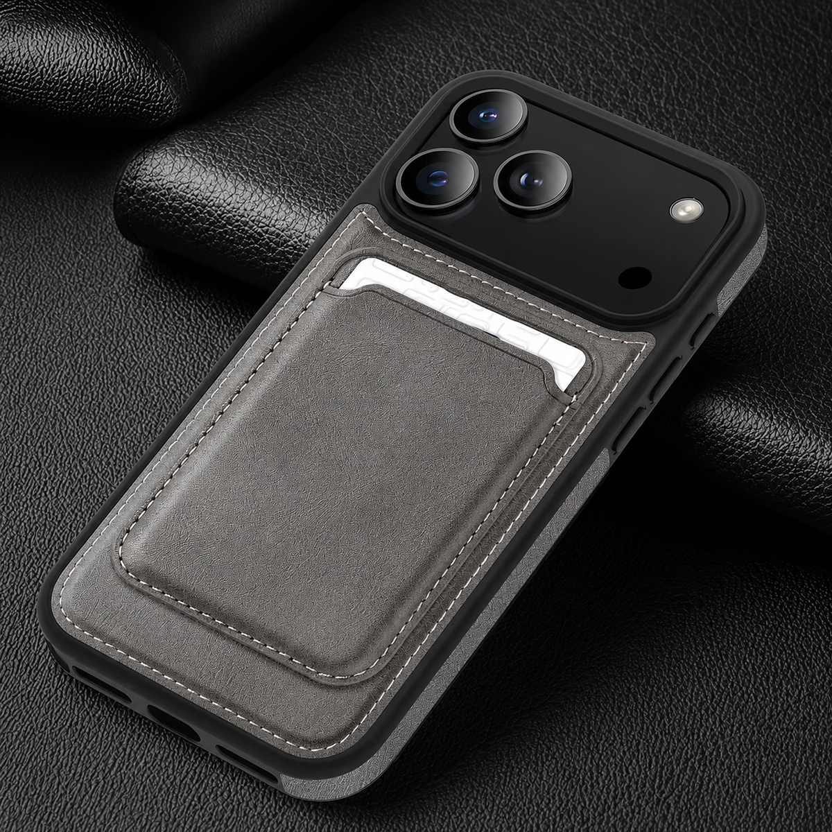 Premium iPhone Case MagSafe Compatible Magnetic Leather Wallet Cover RFID Blocking Card Holder Shockproof Protective Cover Anti Scratch Full Coverage