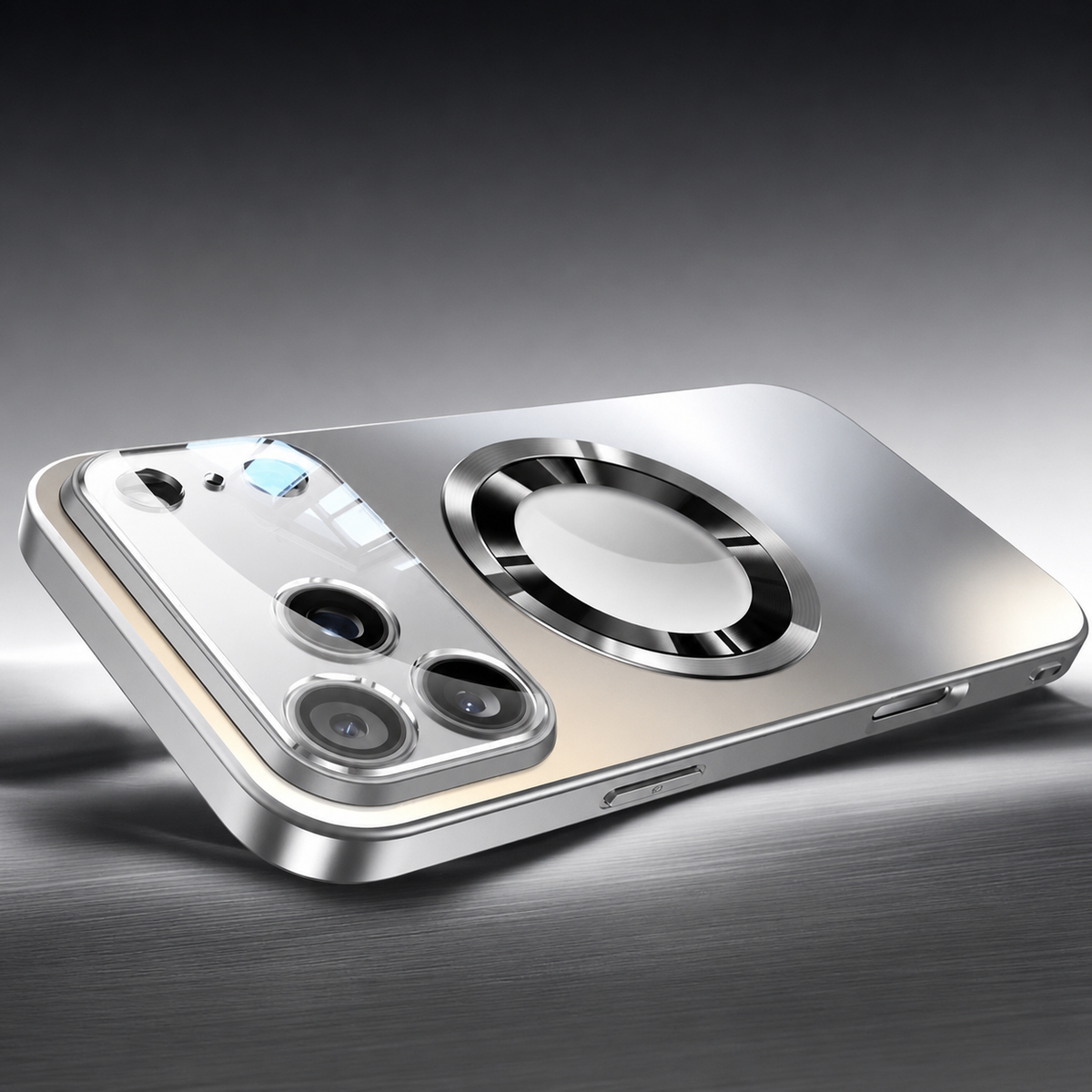 Premium iPhone Case MagSafe Compatible Magnetic Titanium Matte Cover Shockproof Protective PC TPU Back Camera Lens Protection Ultra Thin Full Coverage