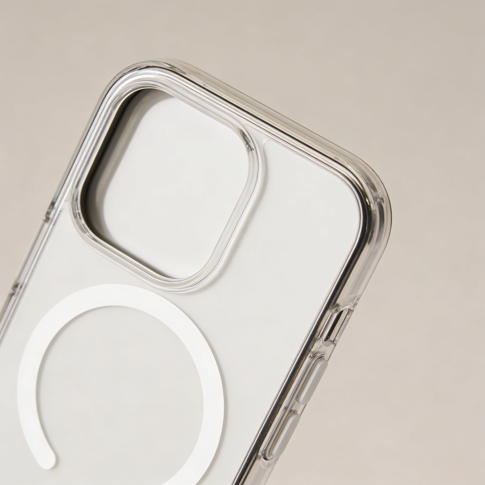Premium iPhone Case MagSafe Compatible Magnetic Transparent Clear Protective Cover Slim Lightweight Shock Resistant Full Coverage Design