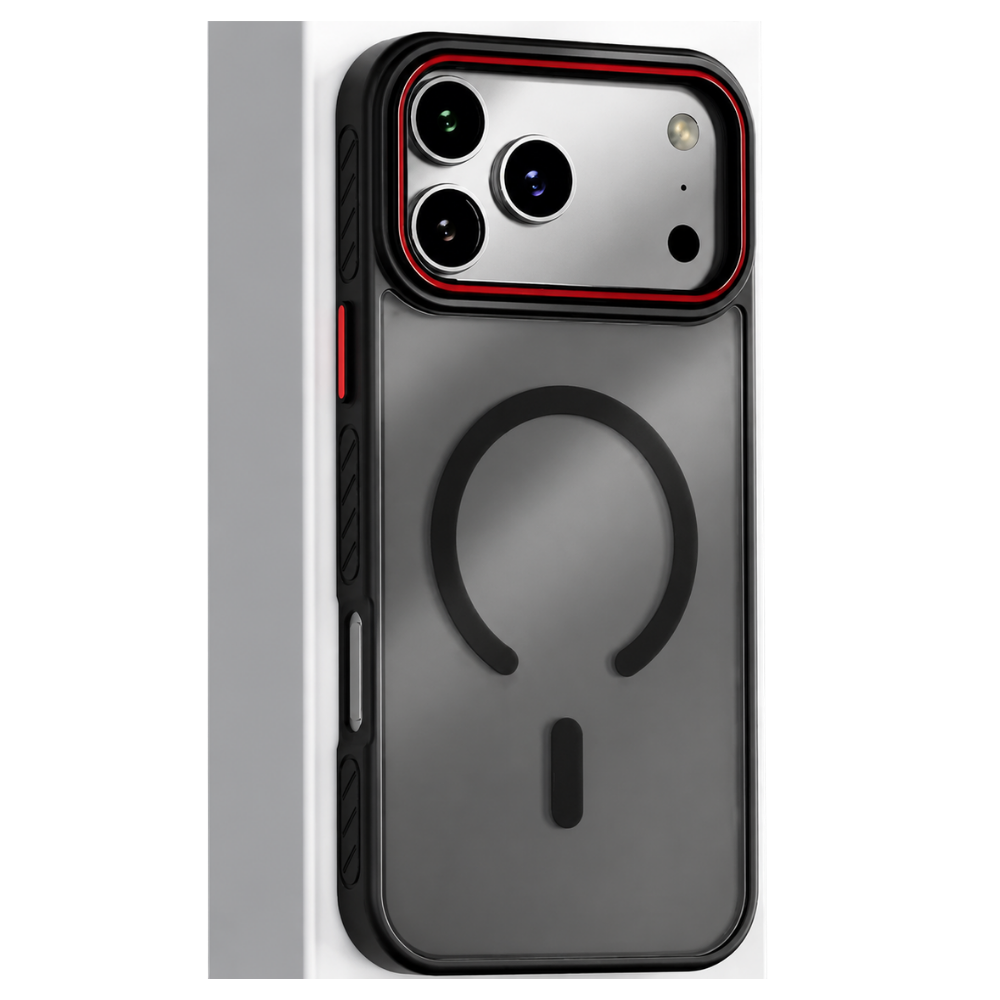 Premium iPhone Case MagSafe Compatible Magnetic Transparent Matte Cover Shockproof Protective Frame Camera Lens Protection Slim Full Coverage