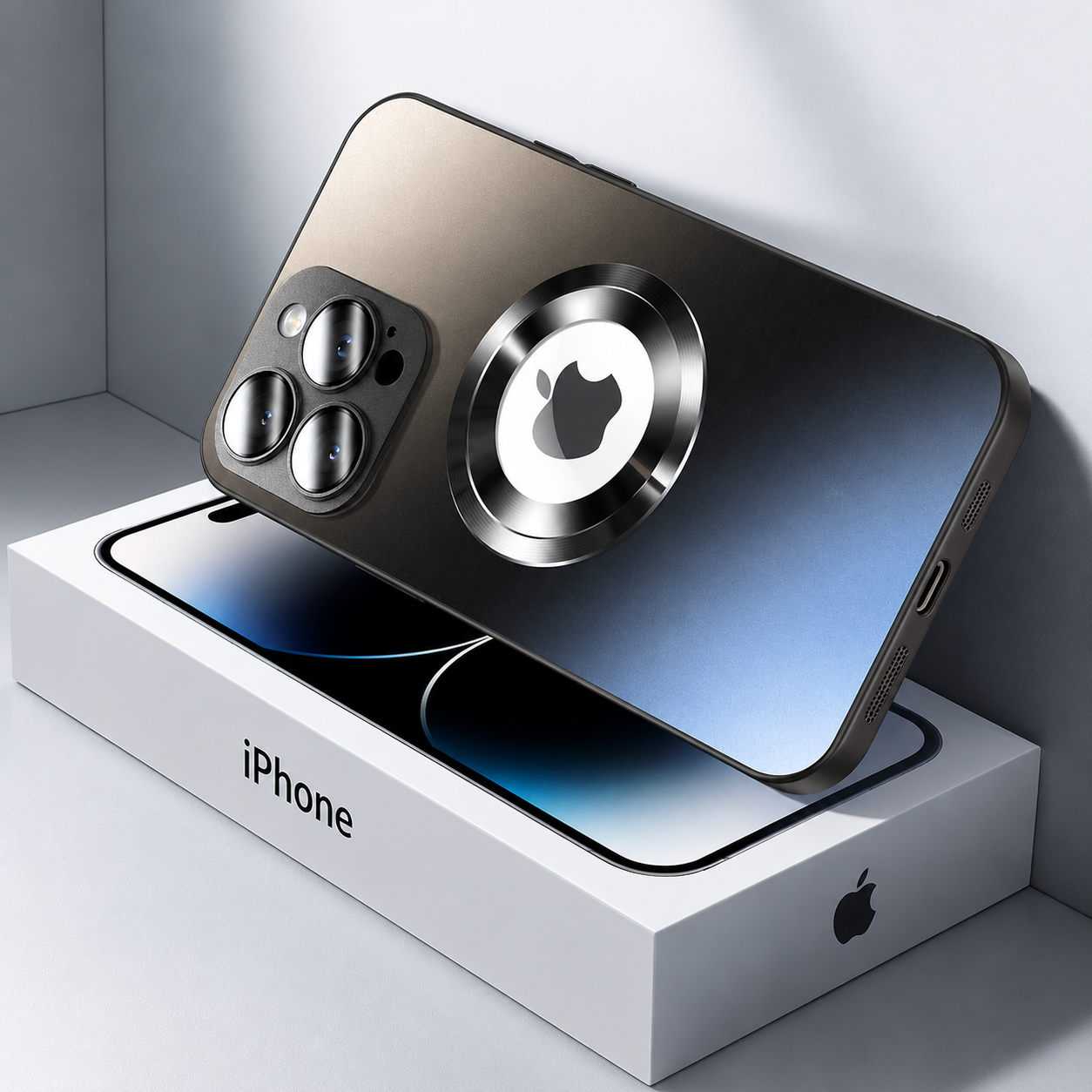 Premium iPhone Case MagSafe Compatible Matte Slim Magnetic Cover Shock Absorbing Protective Camera Lens Guard Full Coverage Minimal Design