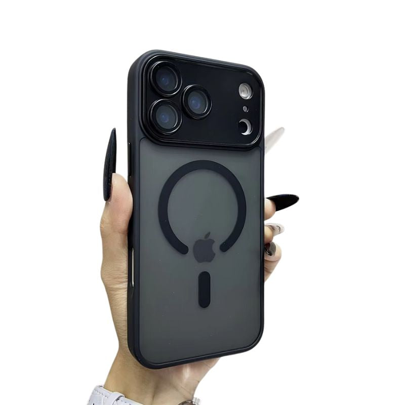 Premium iPhone Case MagSafe Compatible Matte Translucent Cover Magnetic PC TPU Hybrid Shockproof Anti Fingerprint Slim Protective Case