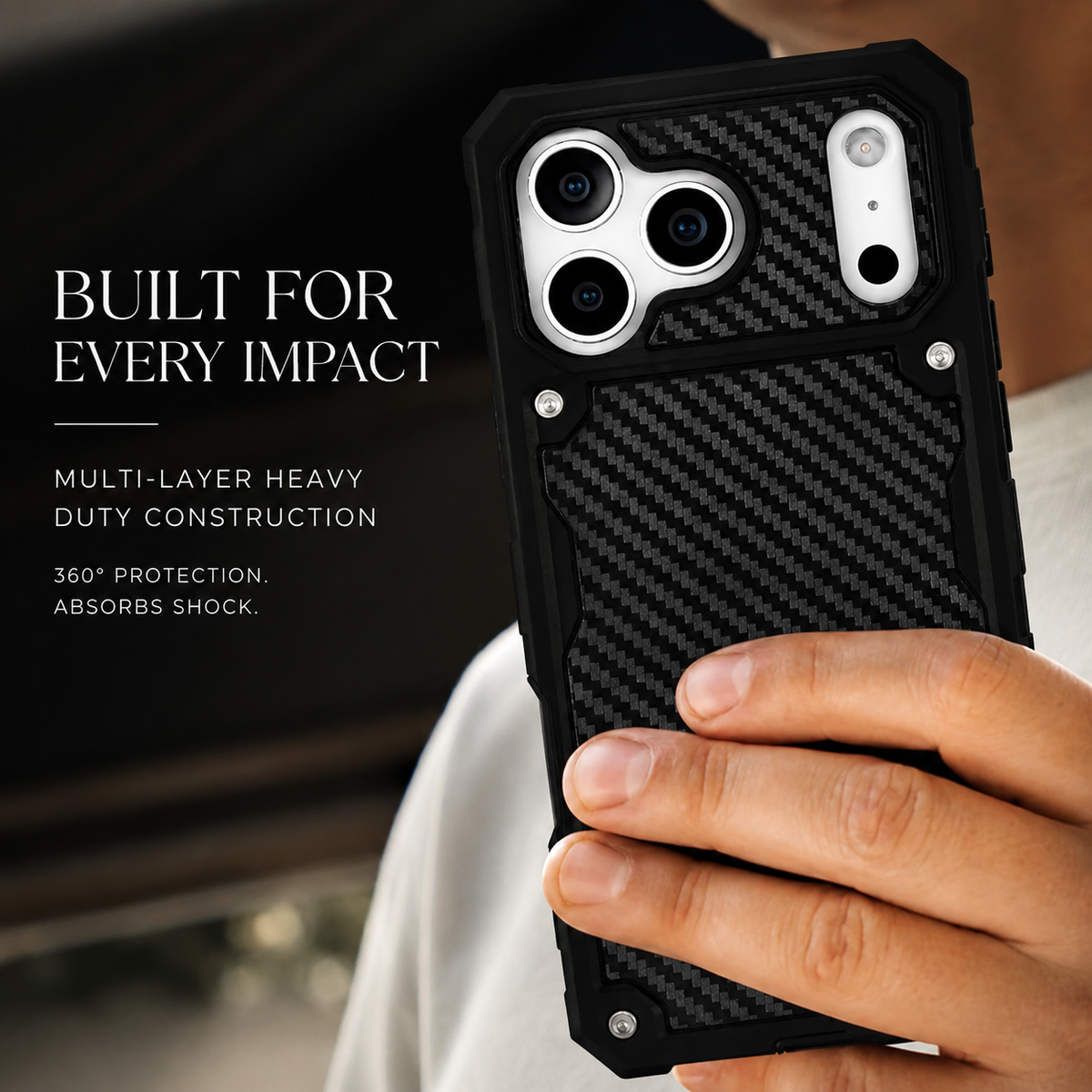 Premium iPhone Case MagSafe Compatible Rugged Heavy Duty Shockproof Protective Cover Anti Slip Grip Drop Protection Slim Durable Magnetic Design