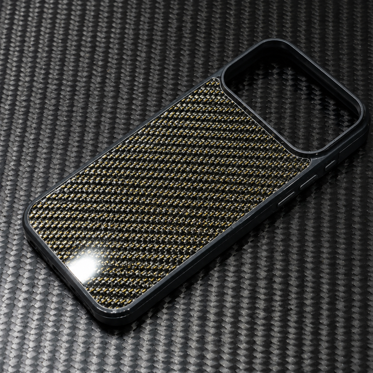 Premium iPhone Case MagSafe Compatible Woven Carbon Fiber Cover Dual Layer Shockproof Full Coverage Anti Scratch Lightweight Non Slip Design