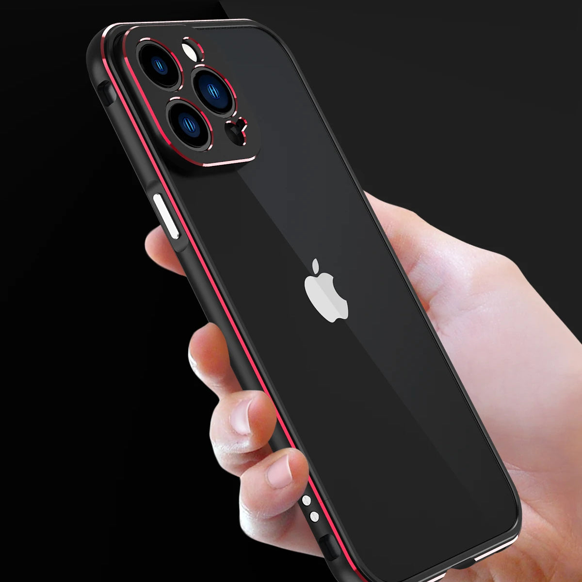 Premium iPhone Case Magnetic Aluminum Bumper Cover MagSafe Compatible Metal Lens Frame Shockproof Slim Edge Protection Camera Guard Design