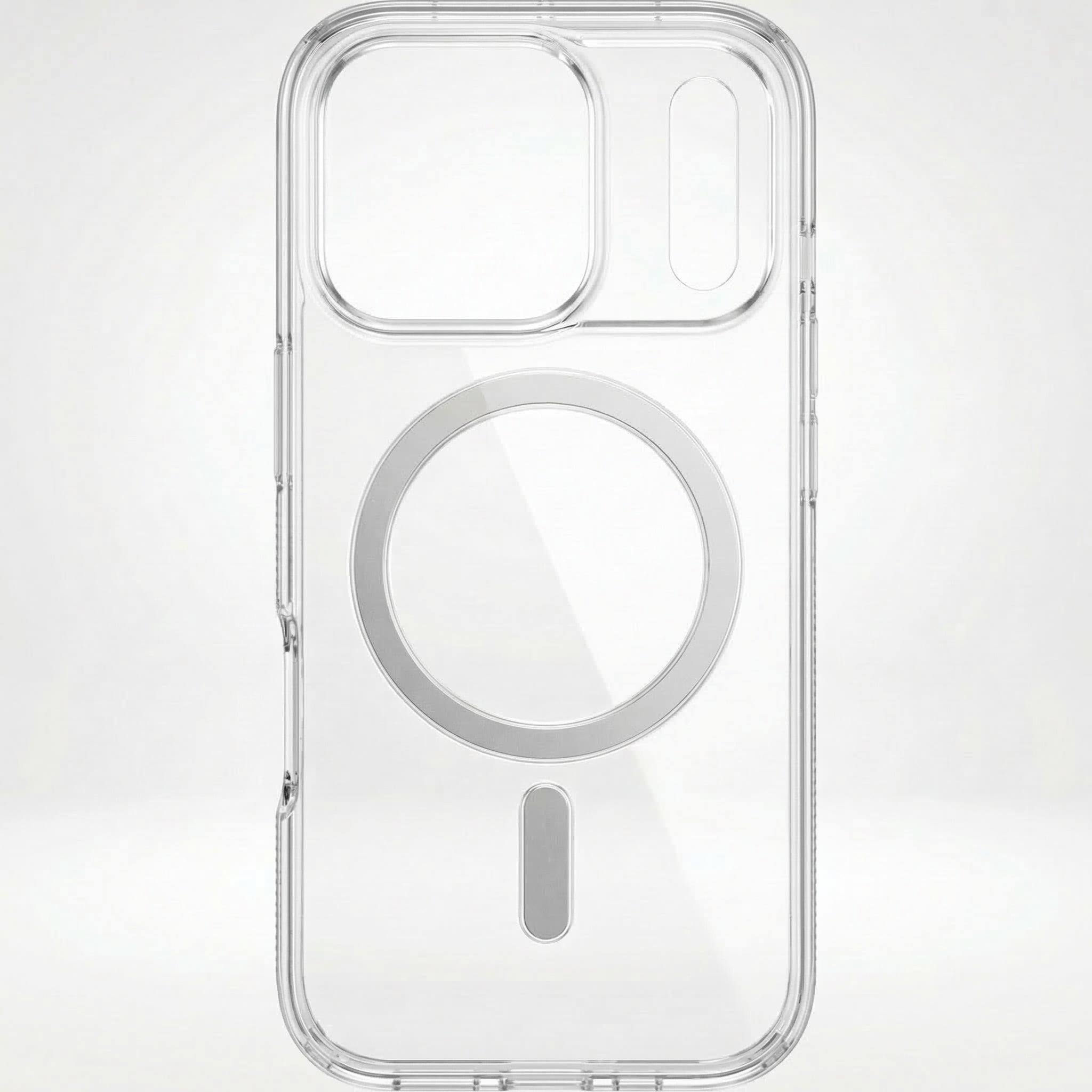 Premium iPhone Case Magnetic Clear Slim Cover MagSafe Compatible Lightweight Flexible Protective Anti Scratch Transparent Design