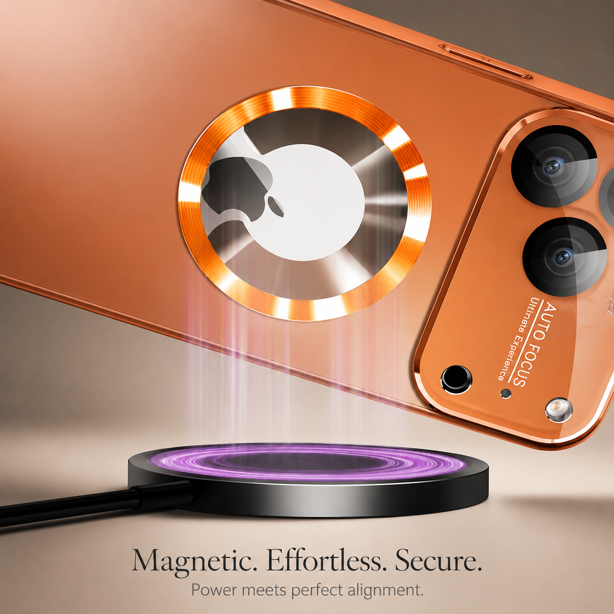 Premium iPhone Case Magnetic Matte Cover MagSafe Compatible Camera Lens Protection Shock Absorbing Titanium Finish Slim Hard Back Full Coverage Design