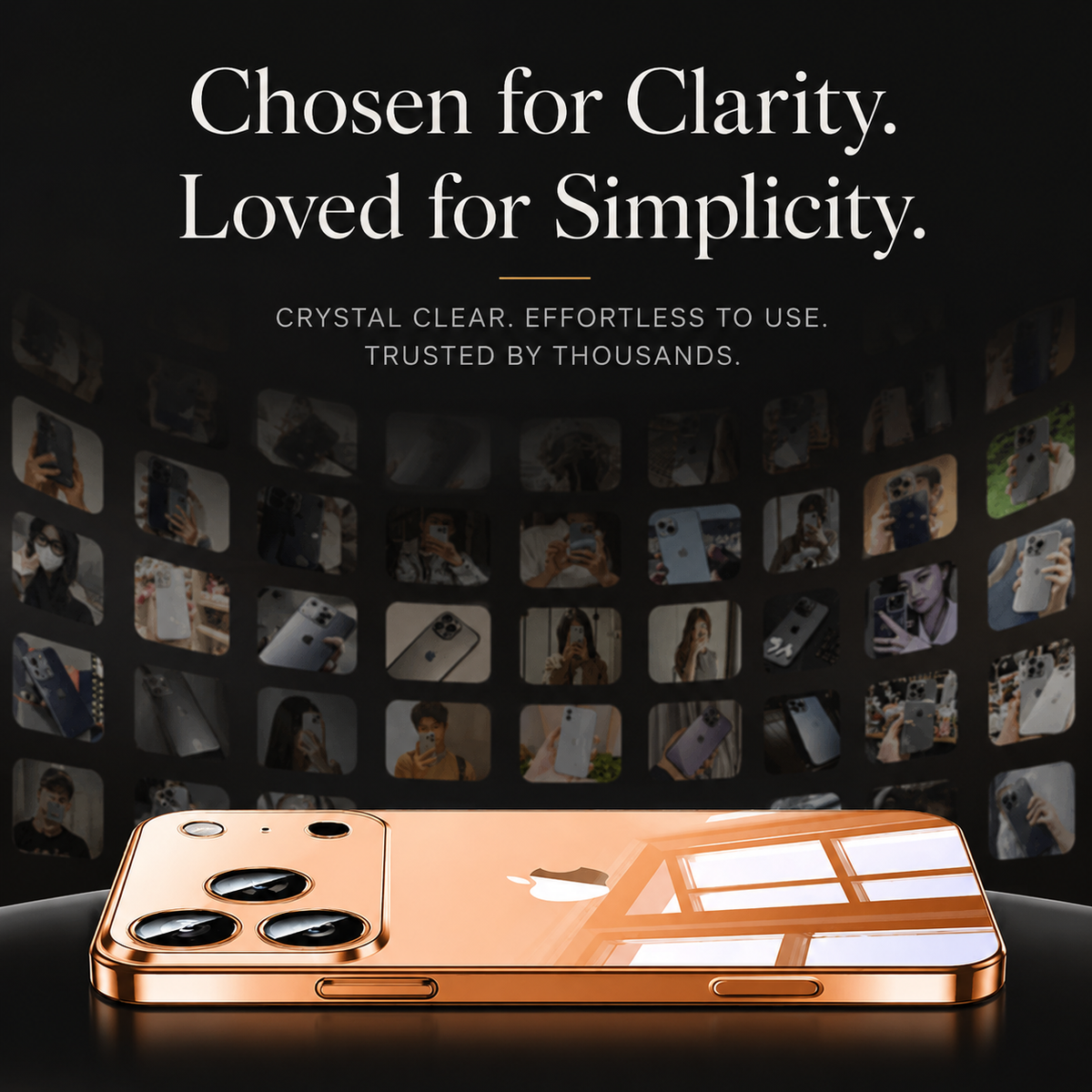 Premium iPhone Case Transparent TPU Protective Cover Camera Lens Protection Ultra Thin Shockproof Anti Fingerprint Scratch Resistant Slim Full Coverage