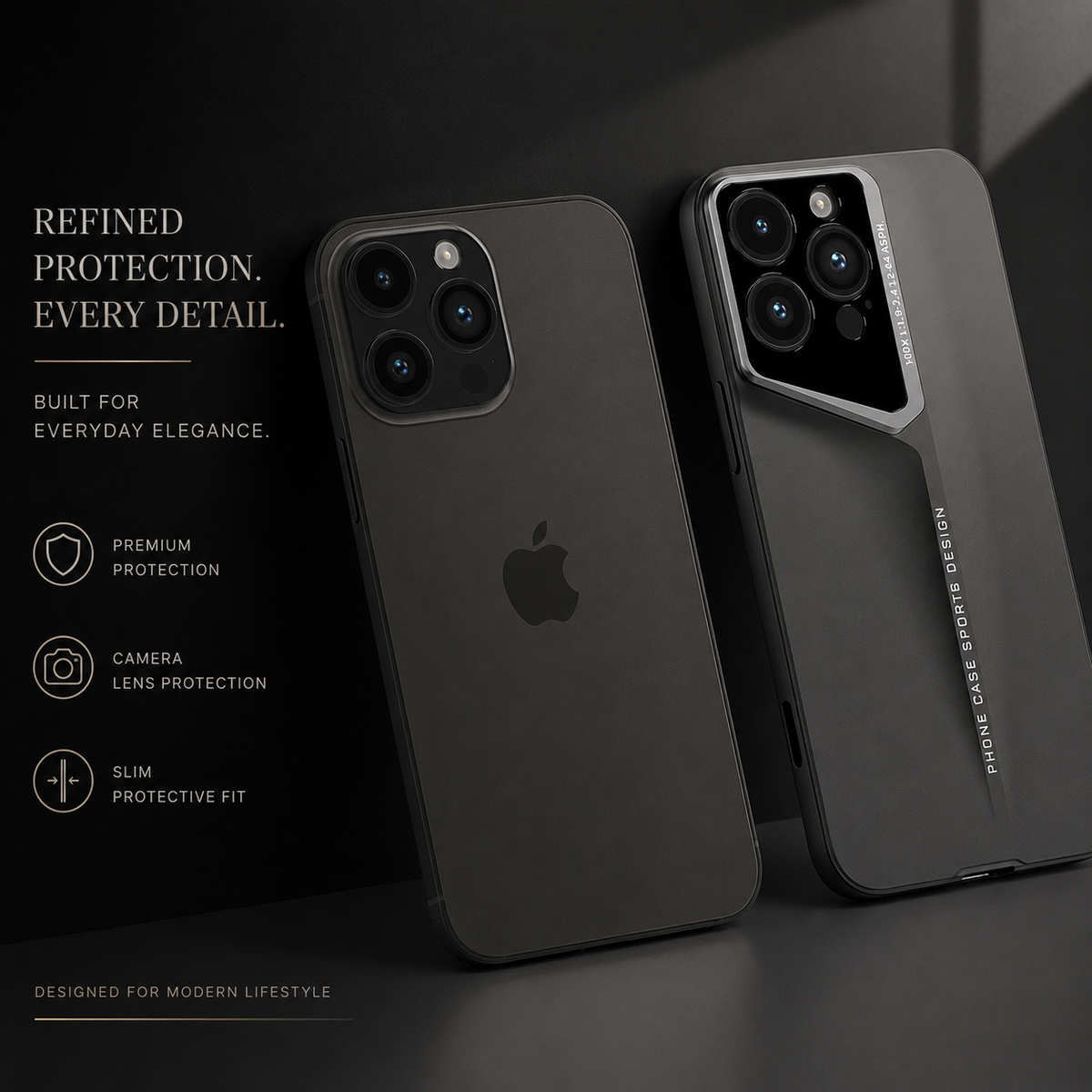 Premium iPhone Case Ultra Slim Matte Hard PC Protective Cover Camera Lens Protection Shockproof Anti Fingerprint Anti Scratch Non Slip Design