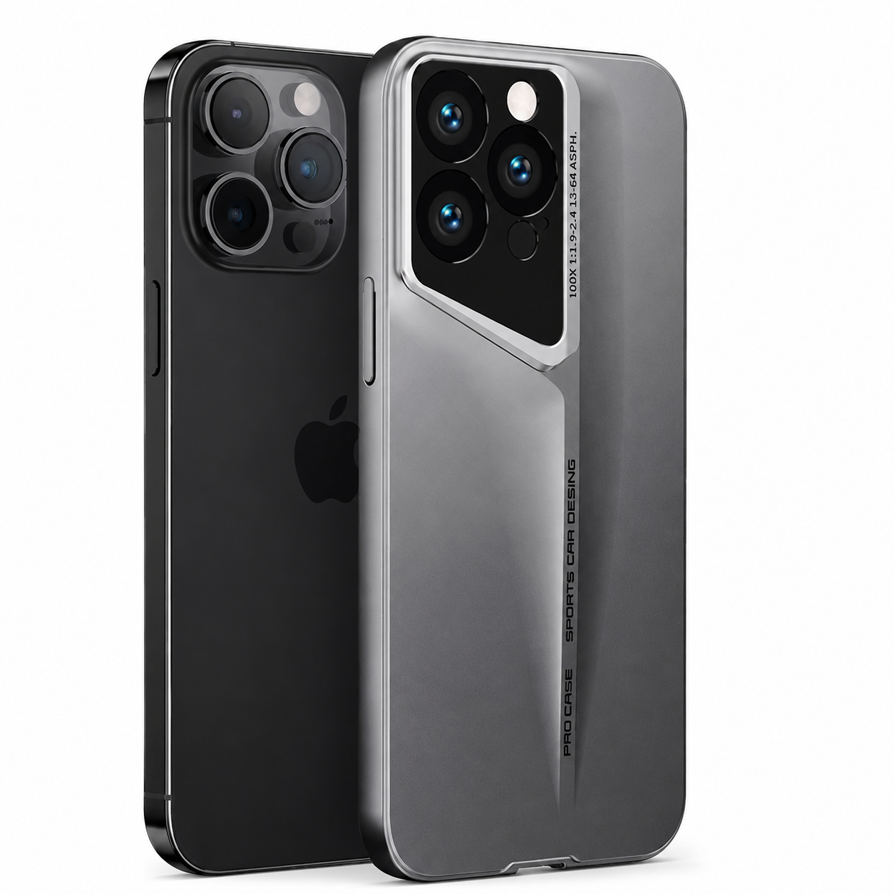 Premium iPhone Case Ultra Thin Titanium Style Cover Shockproof Camera Lens Protection Lightweight Non Slip Full Coverage Anti Scratch Slim Design