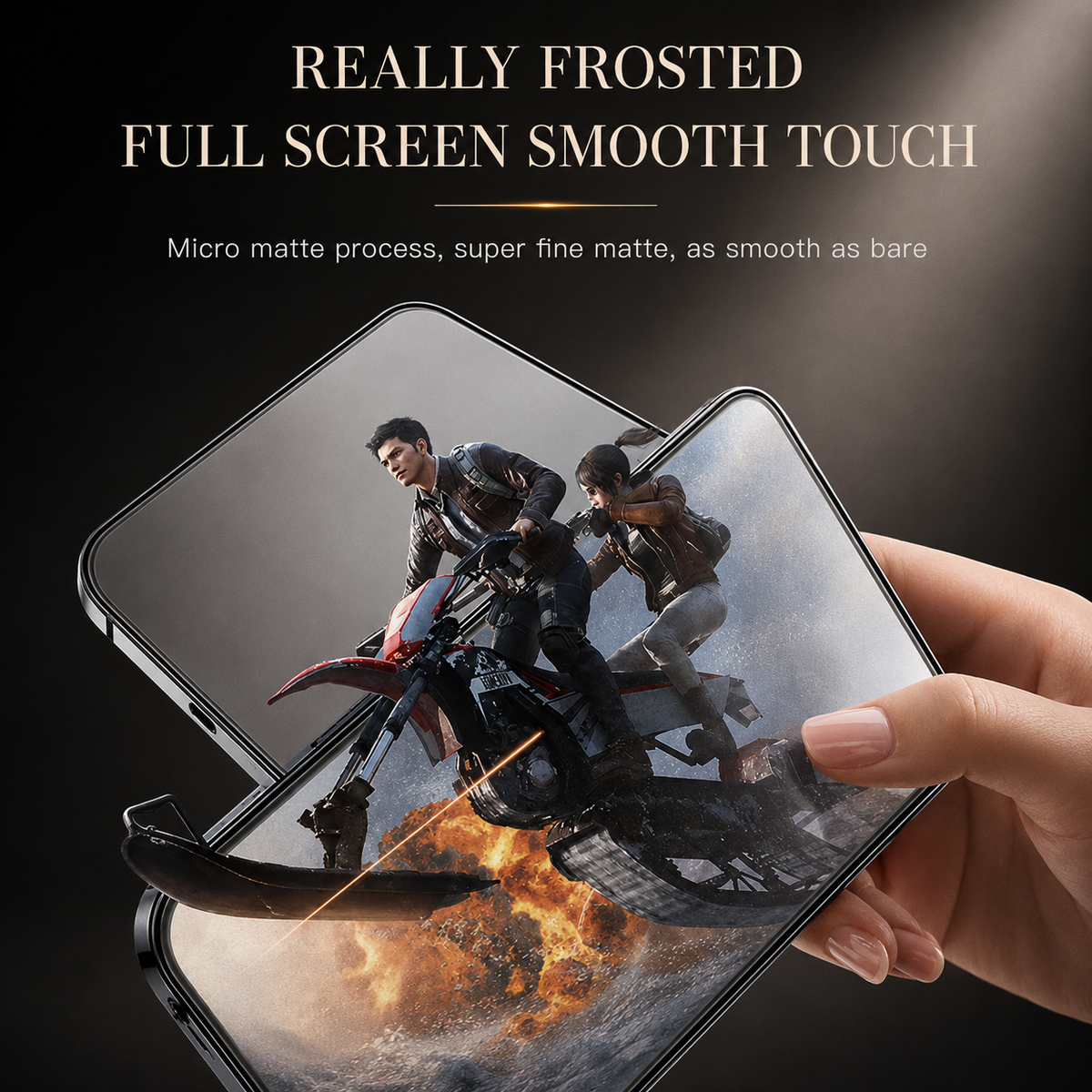 Premium iPhone Screen Protector Ceramic Film Matte Anti Glare Anti Fingerprint Scratch Resistant Flexible Protection Ultra Thin Touch Sensitive Cover
