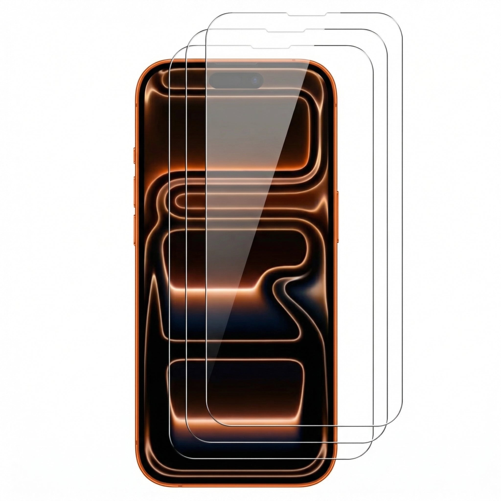 Premium iPhone Screen Protector Tempered Glass HD Clear Anti Fingerprint Scratch Resistant Ultra Thin Case Friendly