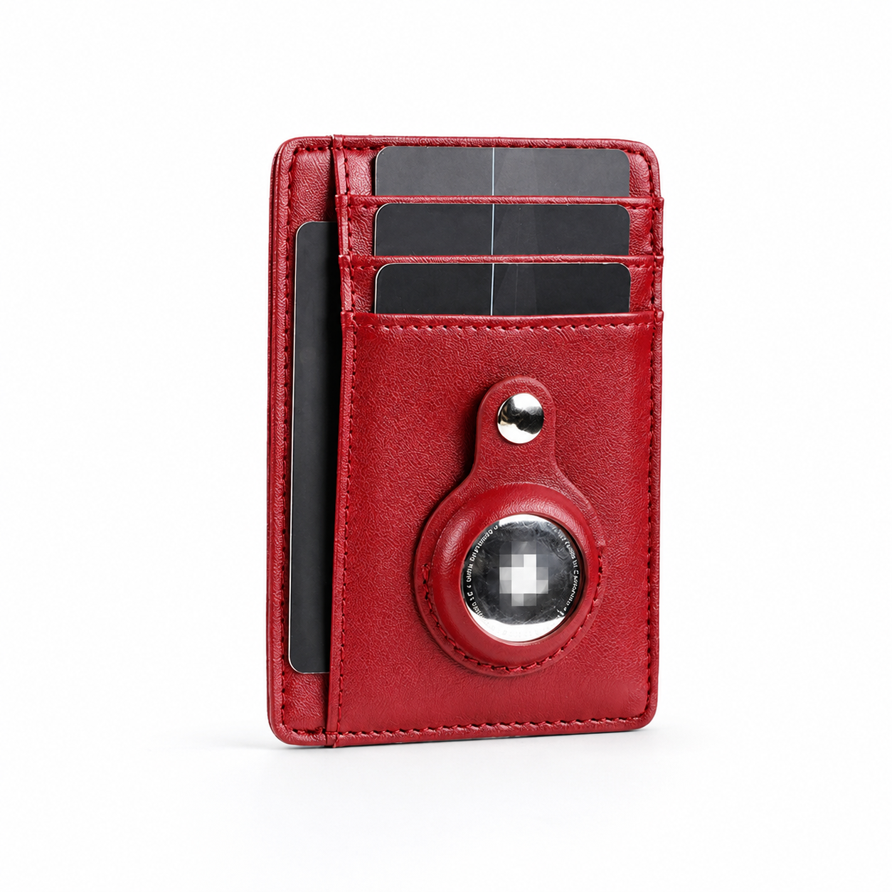 Premium AirTag Wallet RFID Blocking Leather Card Holder Magnetic Closure Slim Bifold Wallet Secure Storage Compact Everyday Carry Organizer Travel Kit