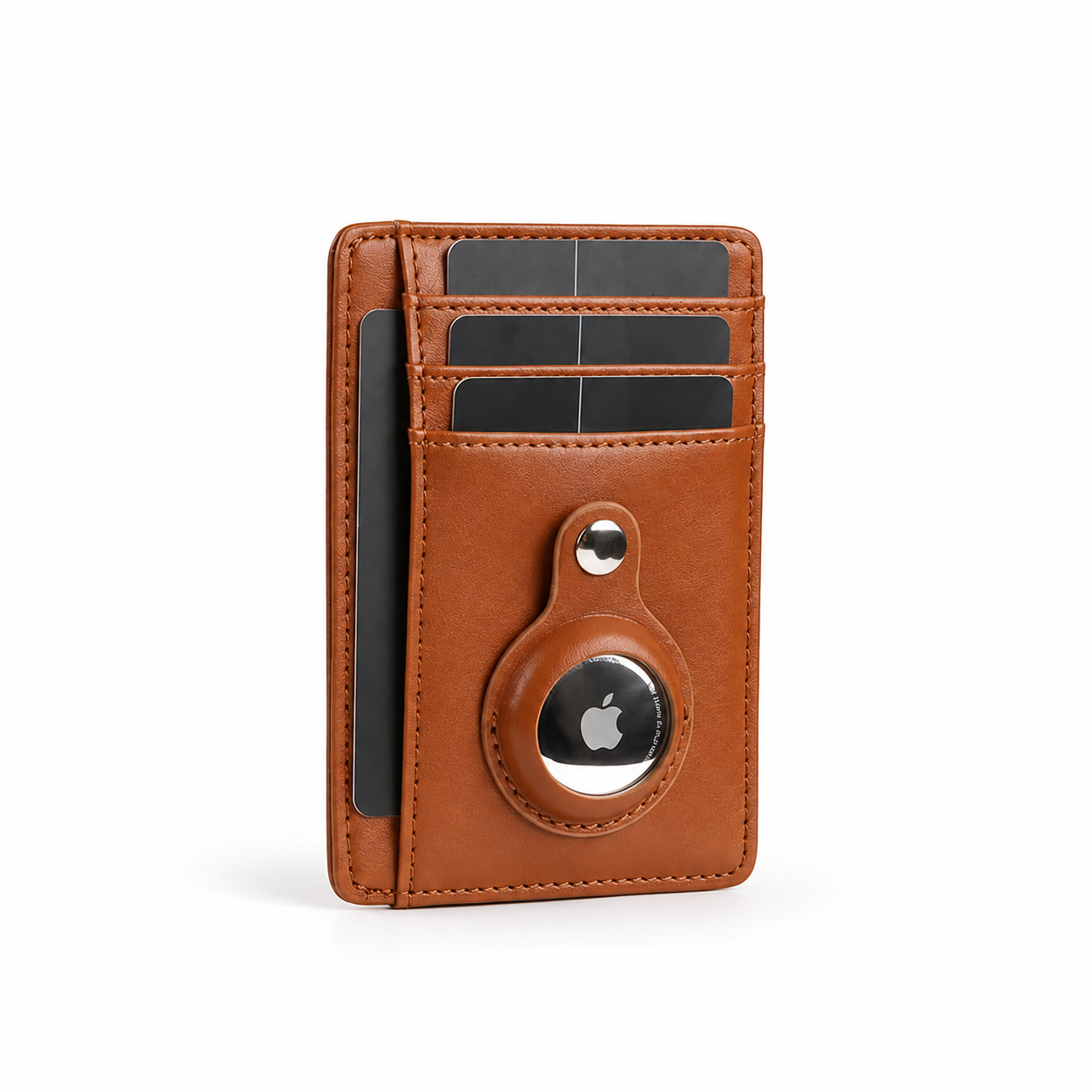 Premium AirTag Wallet RFID Blocking Leather Card Holder Magnetic Closure Slim Bifold Wallet Secure Storage Compact Everyday Carry Organizer Travel Kit