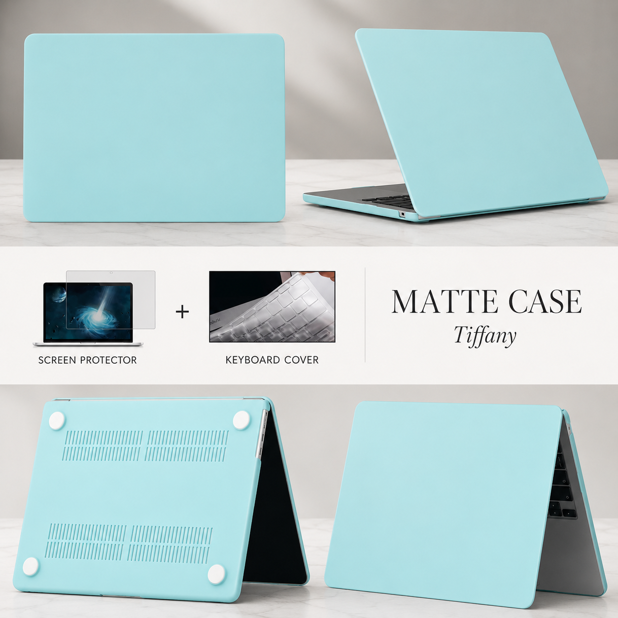 Premium Laptop Case Hard Shell Protective Cover Ultra Thin Scratch Resistant Lightweight Sleeve MacBook Compatible Portable Everyday Protection