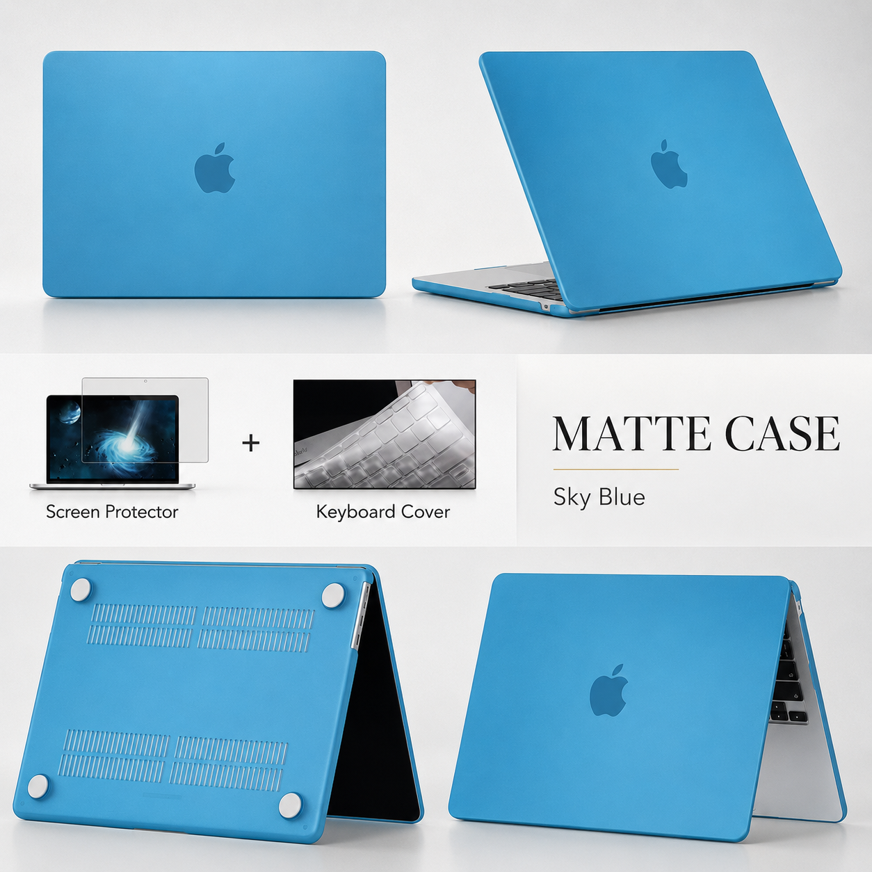 Premium Laptop Case Hard Shell Protective Cover Ultra Thin Scratch Resistant Lightweight Sleeve MacBook Compatible Portable Everyday Protection