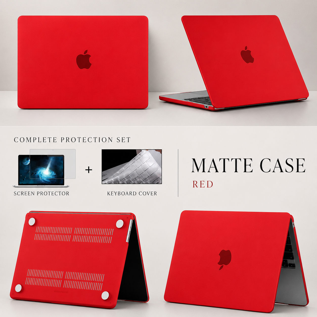 Premium Laptop Case Hard Shell Protective Cover Ultra Thin Scratch Resistant Lightweight Sleeve MacBook Compatible Portable Everyday Protection
