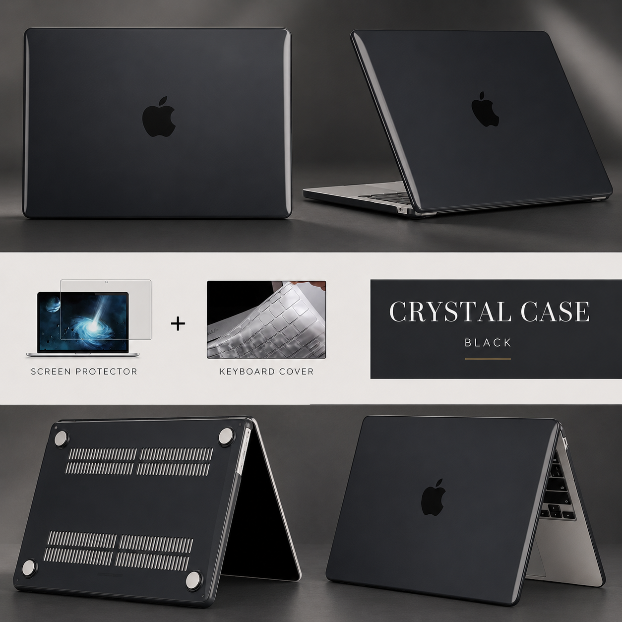 Premium Laptop Case Hard Shell Protective Cover Ultra Thin Scratch Resistant Lightweight Sleeve MacBook Compatible Portable Everyday Protection