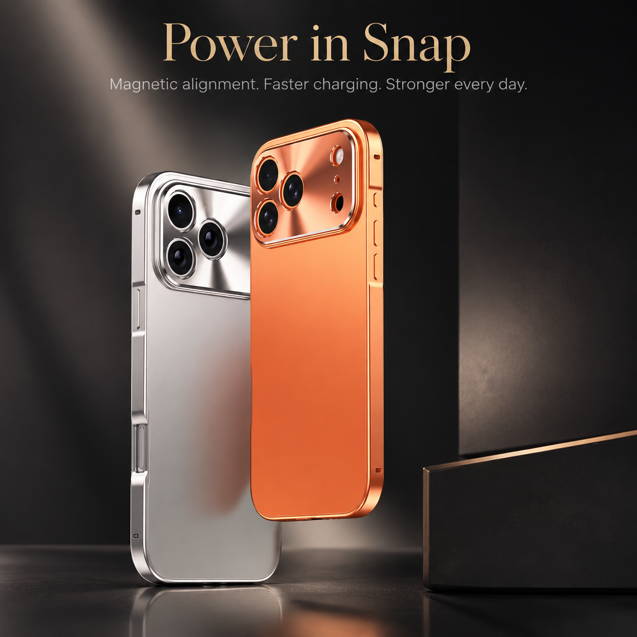 Premium iPhone Case Aluminum Alloy Frame Frosted PC Back Ultra Thin Matte Cover Shockproof Protective Anti Scratch Slim Full Coverage Design