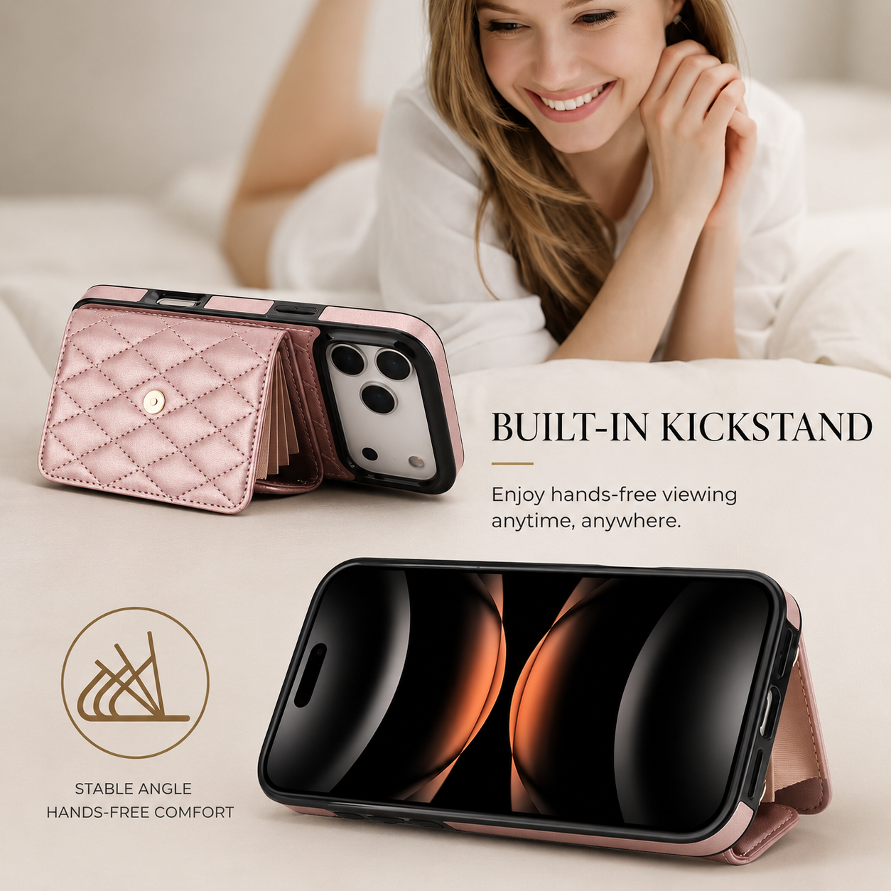 Premium iPhone Case Crossbody Wallet Cover Leather Card Holder Coin Pocket Shoulder Strap Wrist Lanyard Shockproof Full Coverage Protective Design