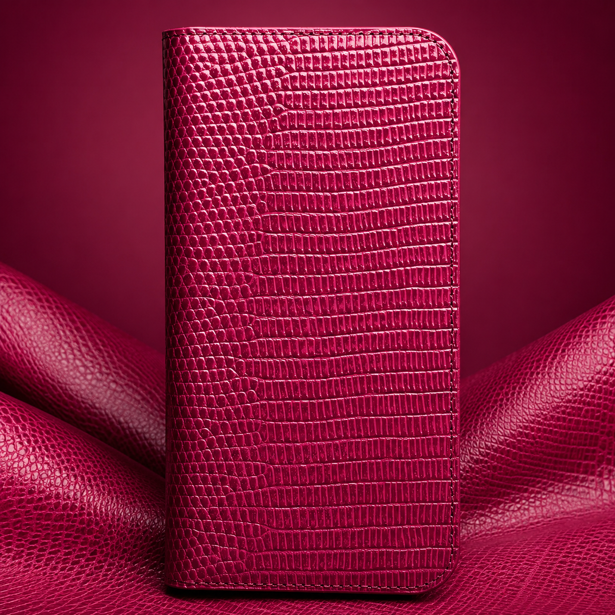 Premium iPhone Case Genuine Leather Flip Wallet Protective Cover Magnetic Closure Card Holder Kickstand Shockproof Non Slip Full Body Protection Case