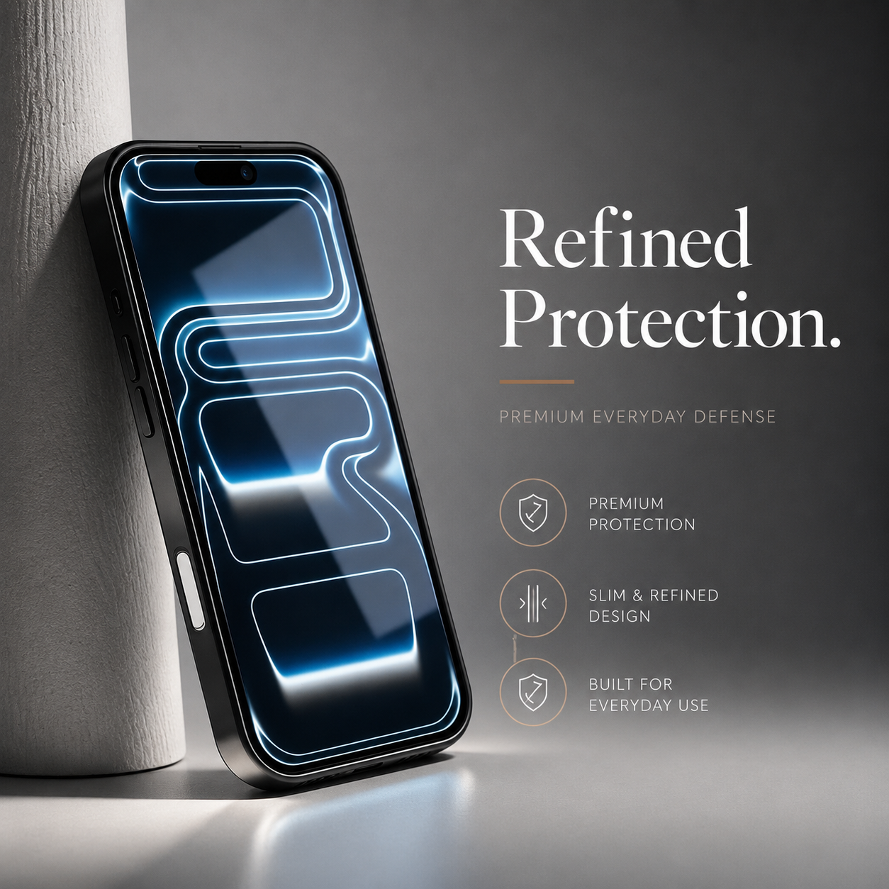 Premium iPhone Case Genuine Leather Magnetic Kickstand Foldable Bracket Stand Shockproof Protective Cover Slim Full Coverage Back Shell Design