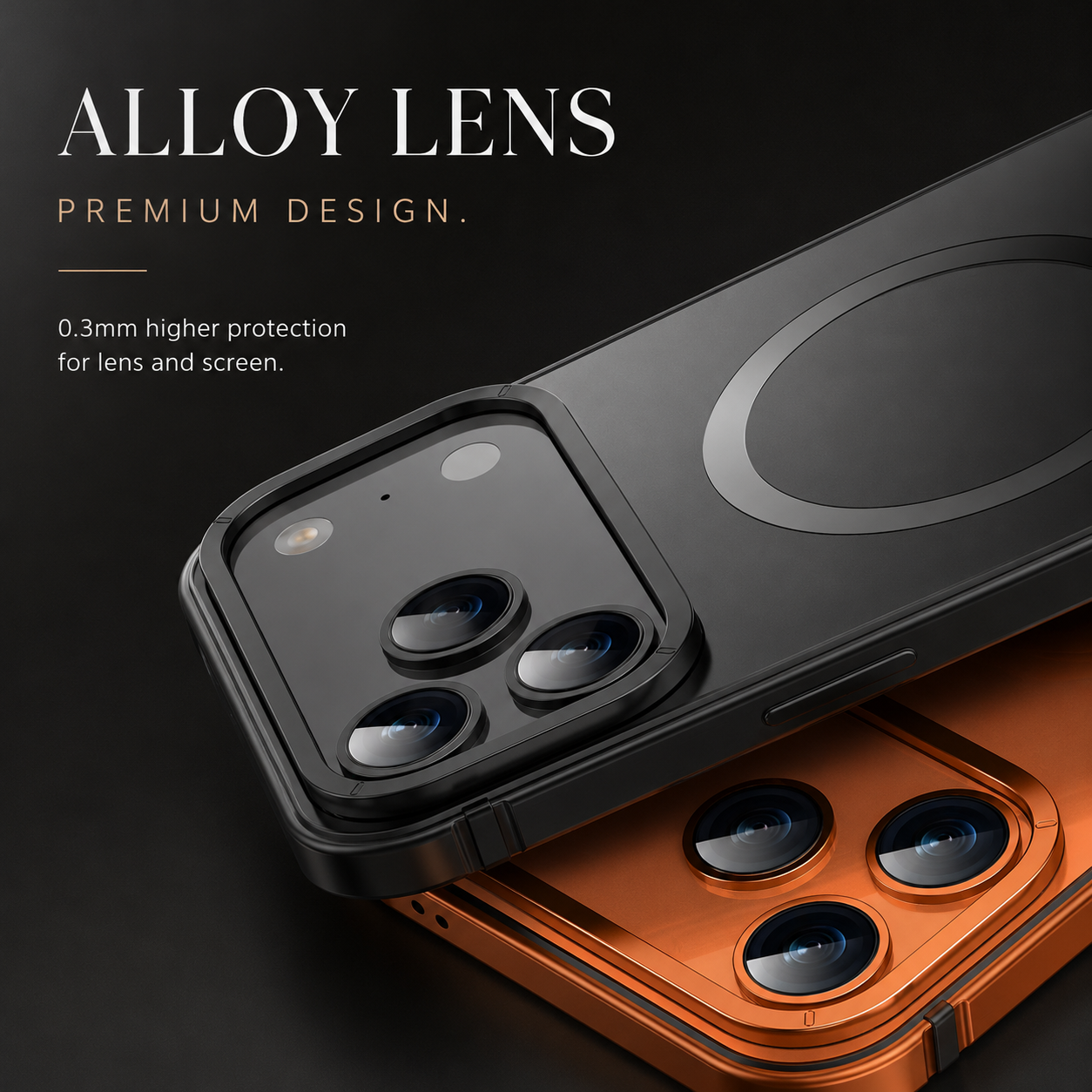 Premium iPhone Case MagSafe Compatible Aluminum Alloy Matte Cover Shockproof Hard Back Magnetic Glass Camera Protection Slim Lightweight Full Coverage