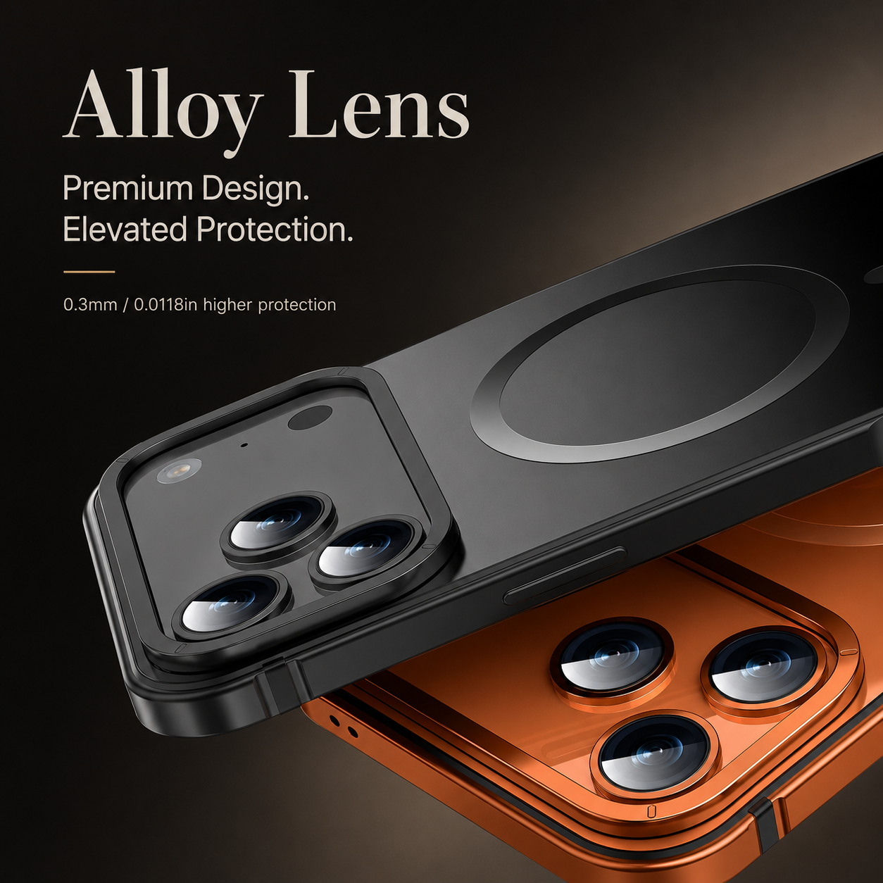 Premium iPhone Case MagSafe Compatible Aluminum Alloy Matte Hard Back Cover Shockproof Magnetic Glass Camera Protection Slim Lightweight Full Coverage