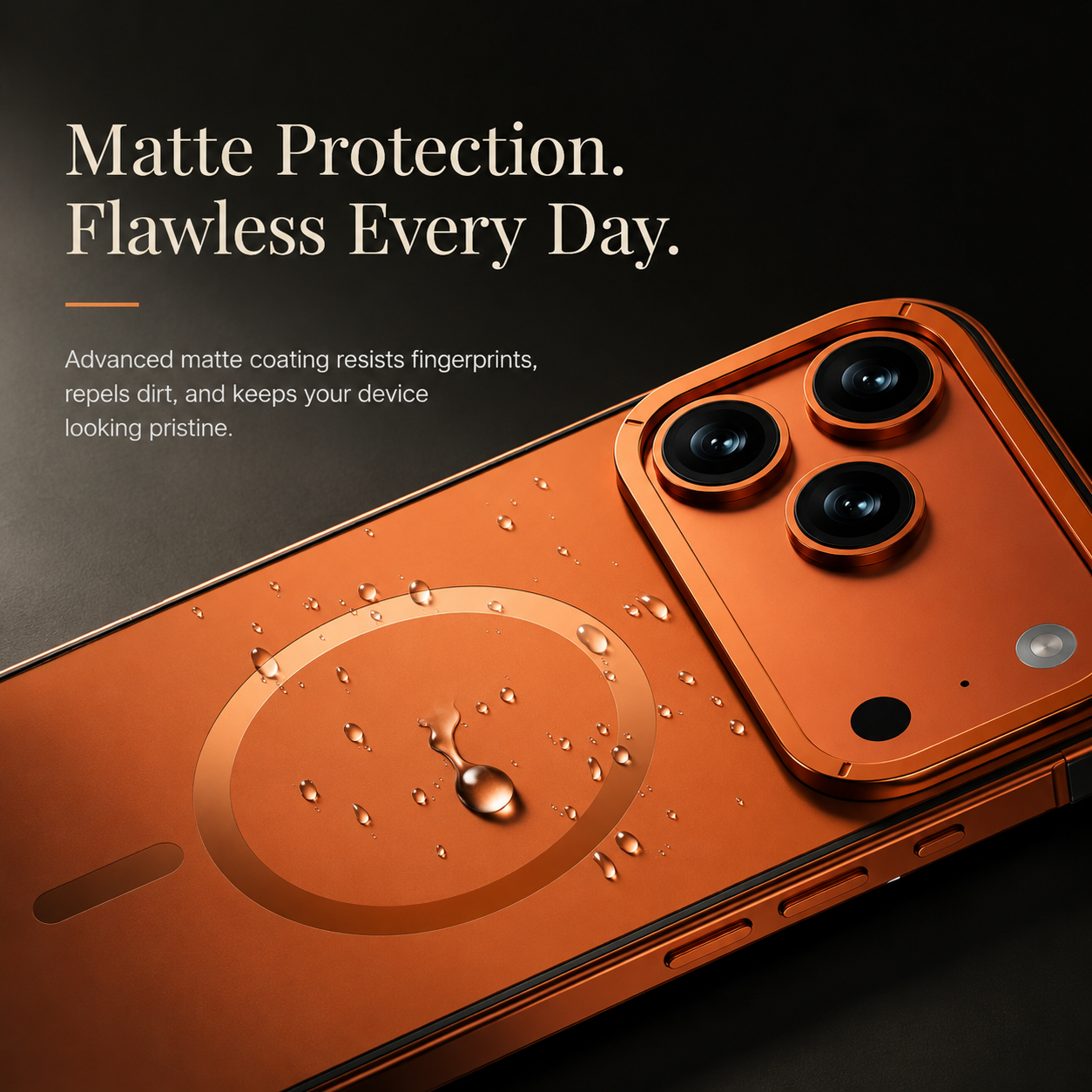 Premium iPhone Case MagSafe Compatible Aluminum Alloy Matte Hard Back Cover Shockproof Magnetic Glass Camera Protection Slim Lightweight Full Coverage
