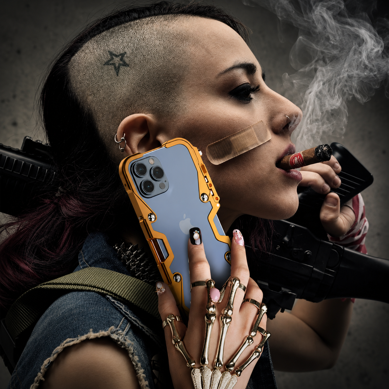 Premium iPhone Case MagSafe Compatible Aluminum Armor Bumper Rugged Protective Cover Shockproof Metal Frame Heavy Duty Slim Industrial Design