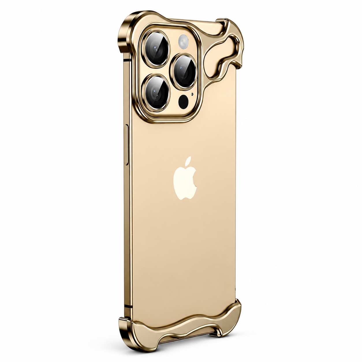 Premium iPhone Case MagSafe Compatible Aluminum Bumper Ultra Thin Metal Frame Cover Shockproof Camera Lens Protection Slim Minimal Design Full Coverage