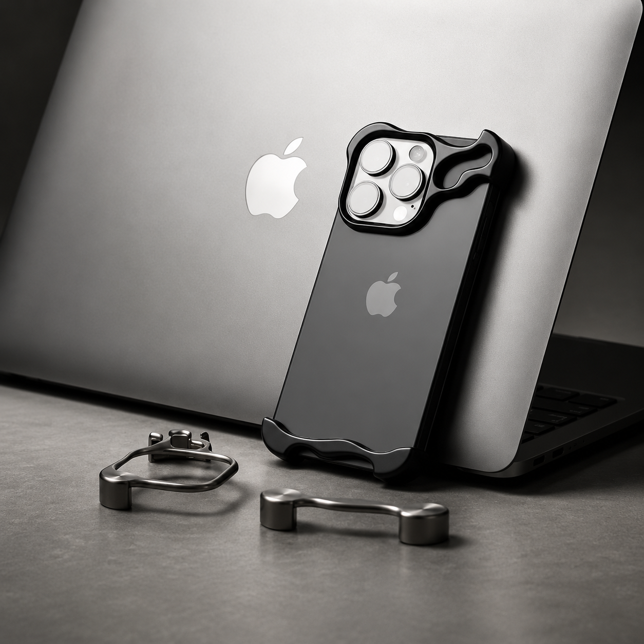 Premium iPhone Case MagSafe Compatible Aluminum Bumper Ultra Thin Metal Frame Cover Shockproof Camera Lens Protection Slim Minimal Design Full Coverage