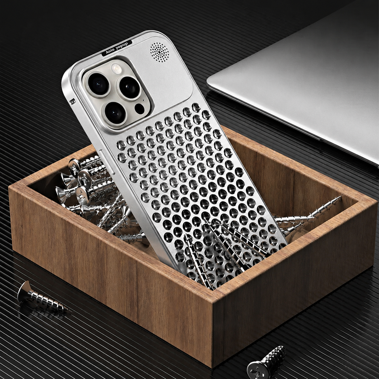 Premium iPhone Case MagSafe Compatible Aluminum Metal Frame Heat Dissipation Magnetic Cover Shockproof Protective Camera Lens Guard Slim Full Coverage