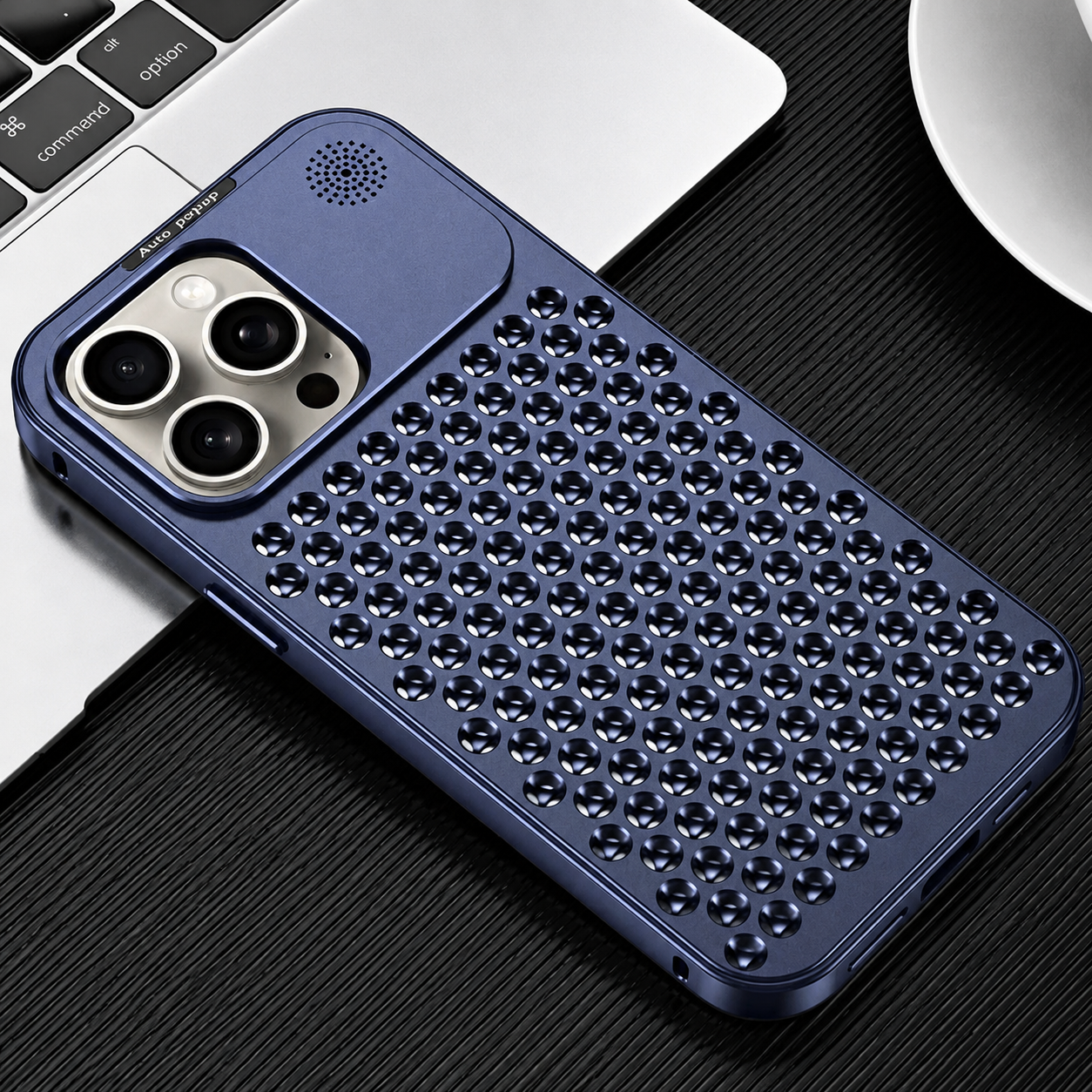 Premium iPhone Case MagSafe Compatible Aluminum Metal Frame Heat Dissipation Magnetic Cover Shockproof Protective Camera Lens Guard Slim Full Coverage