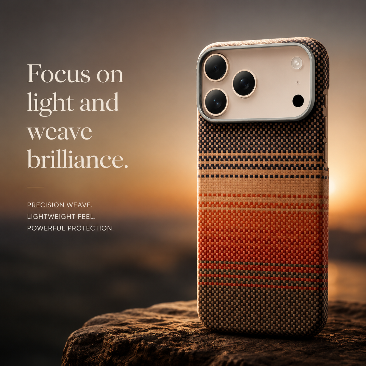 Premium iPhone Case MagSafe Compatible Aramid Carbon Fiber Cover Ultra Thin Magnetic Shockproof Anti Scratch Lightweight Slim Protective Design